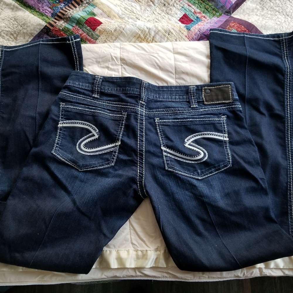 Silver Jean's 18" women's plus sz 18 33" length